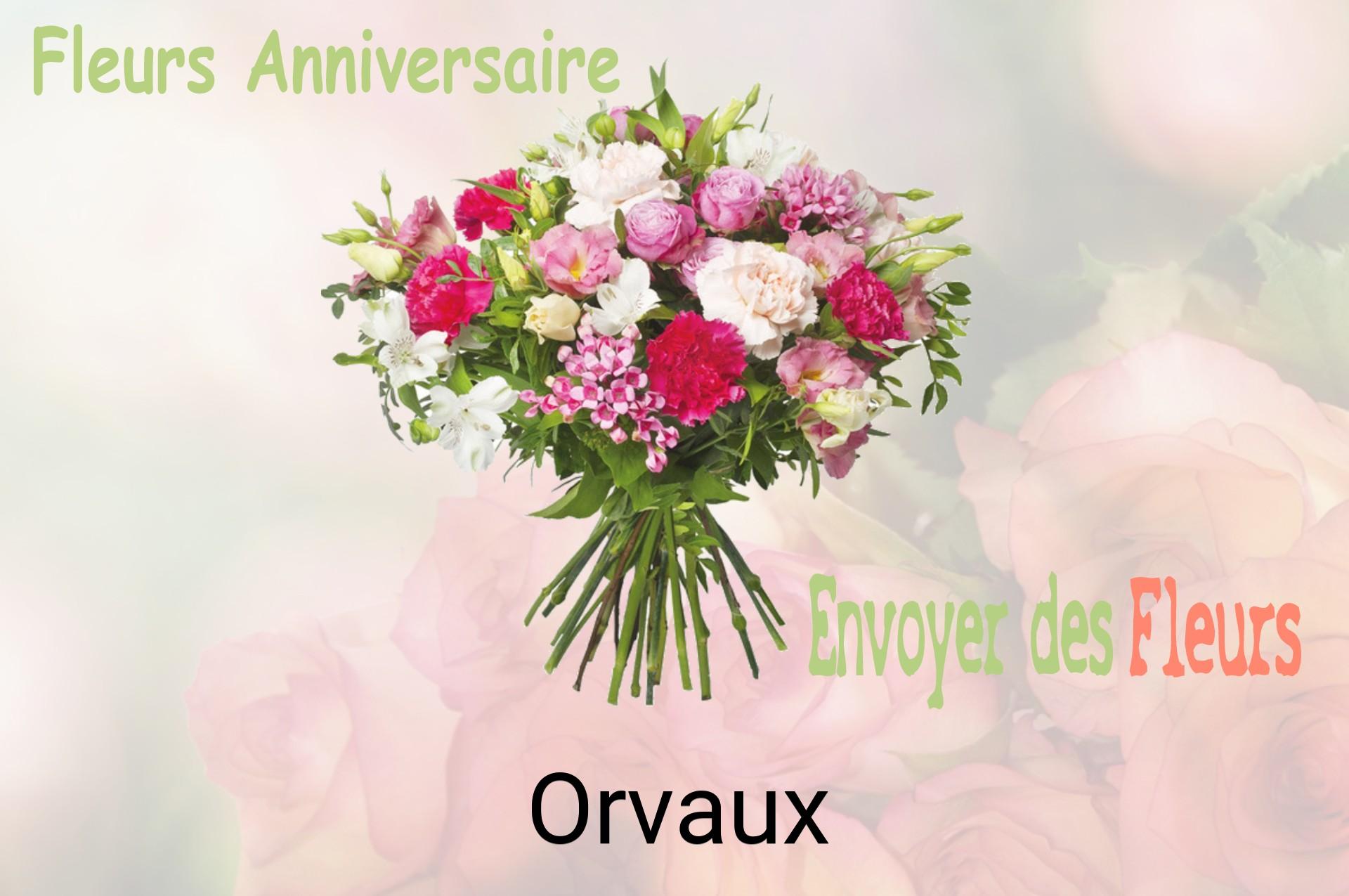 Bouquet de fleurs d’anniversaire livré à Orvaux