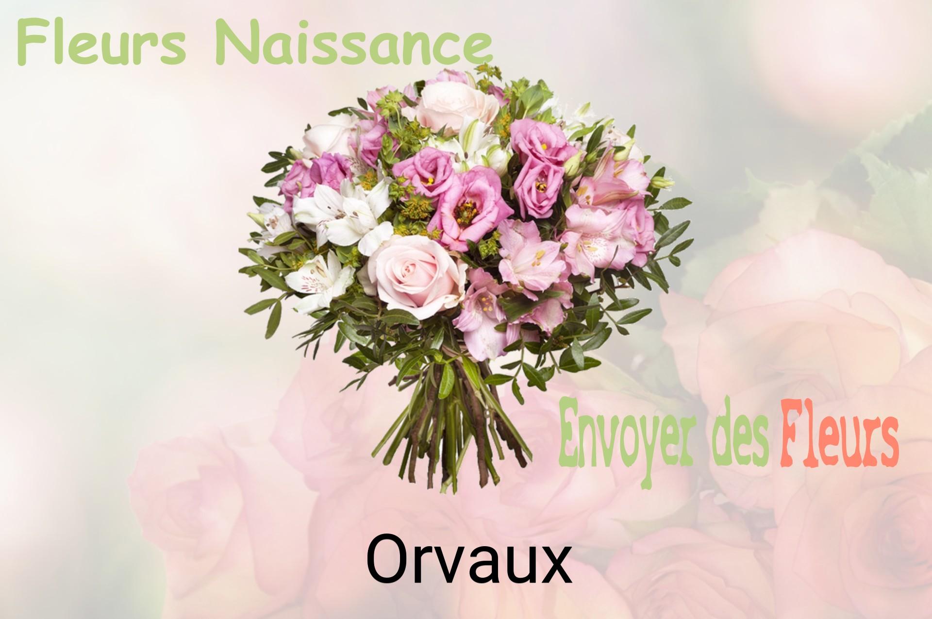 Bouquet de fleurs de naissance livré à Orvaux